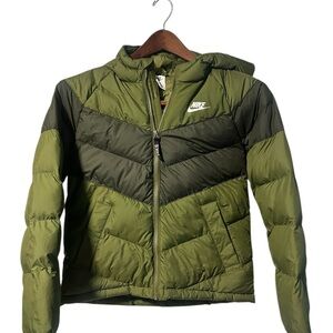 Nike Hooded Puffer Jacket Big Kids Size M